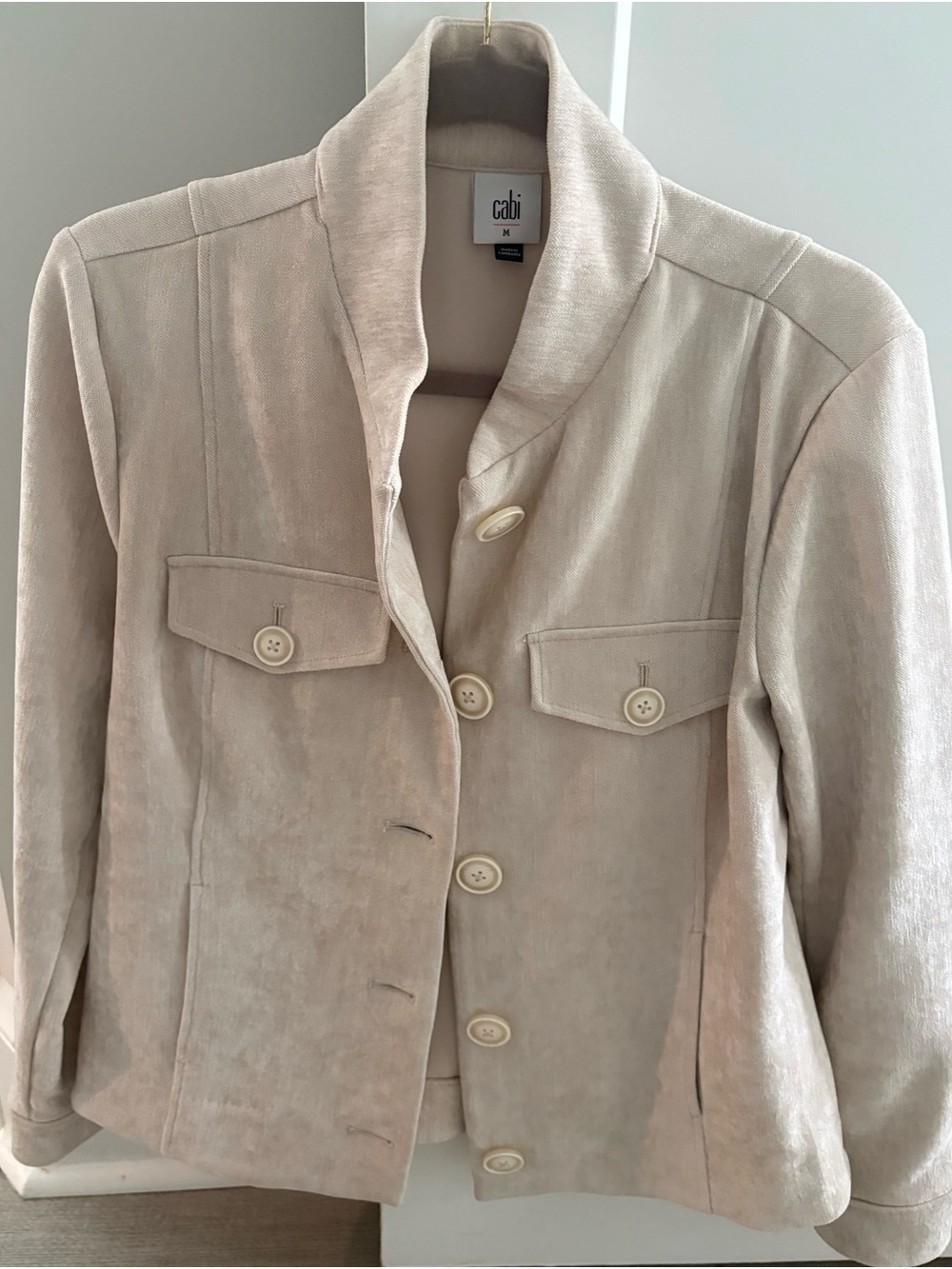 CAbi Cream PLUSH JACKET